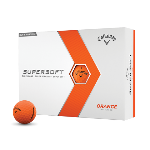 Callaway Supersoft Golf Balls - Orange