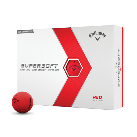 Callaway Supersoft Golf Balls - Red